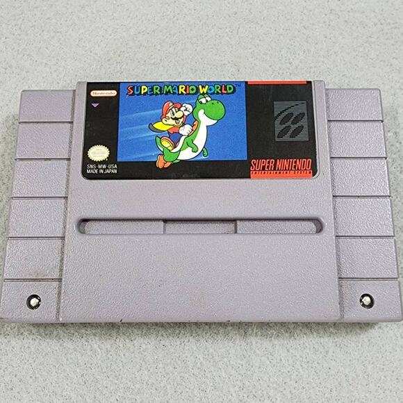 Super Mario World Super Nintendo (SNES, 1991) Video Game Only - Untested - Picture 2 of 4
